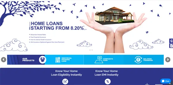GIC Home loan website