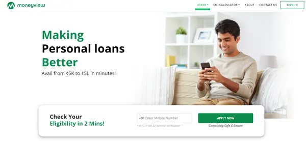 money view loan website