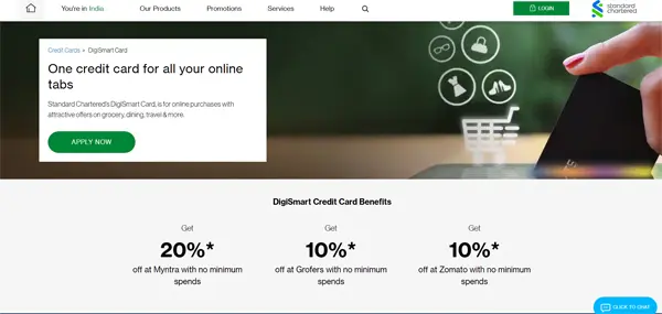 SC DigiSmart Credit Card