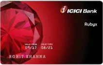 आईसीआईसीआई रुबिक्स क्रेडिट कार्ड